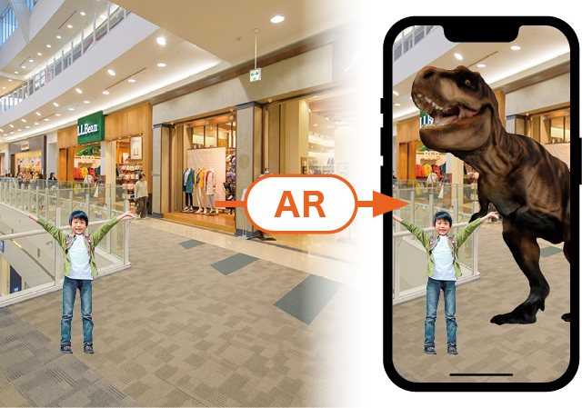 ARティラノサウルスのデモ