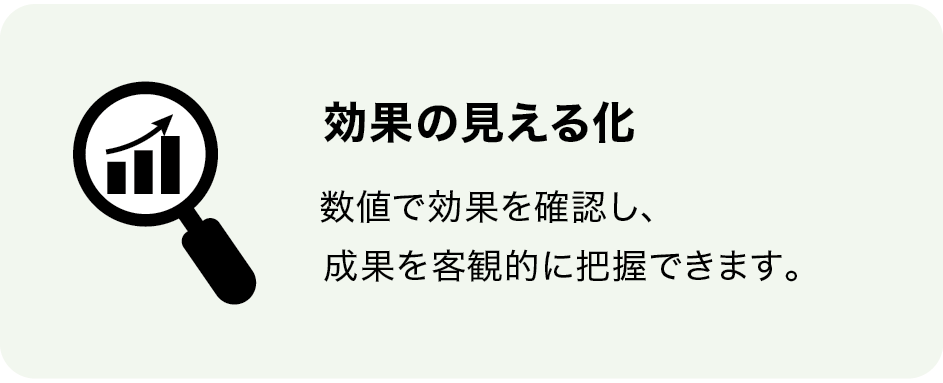 効果の見える化